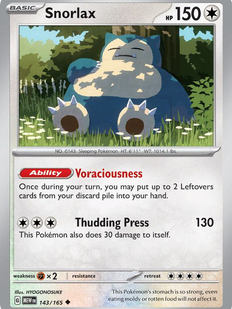 Snorlax #143 1