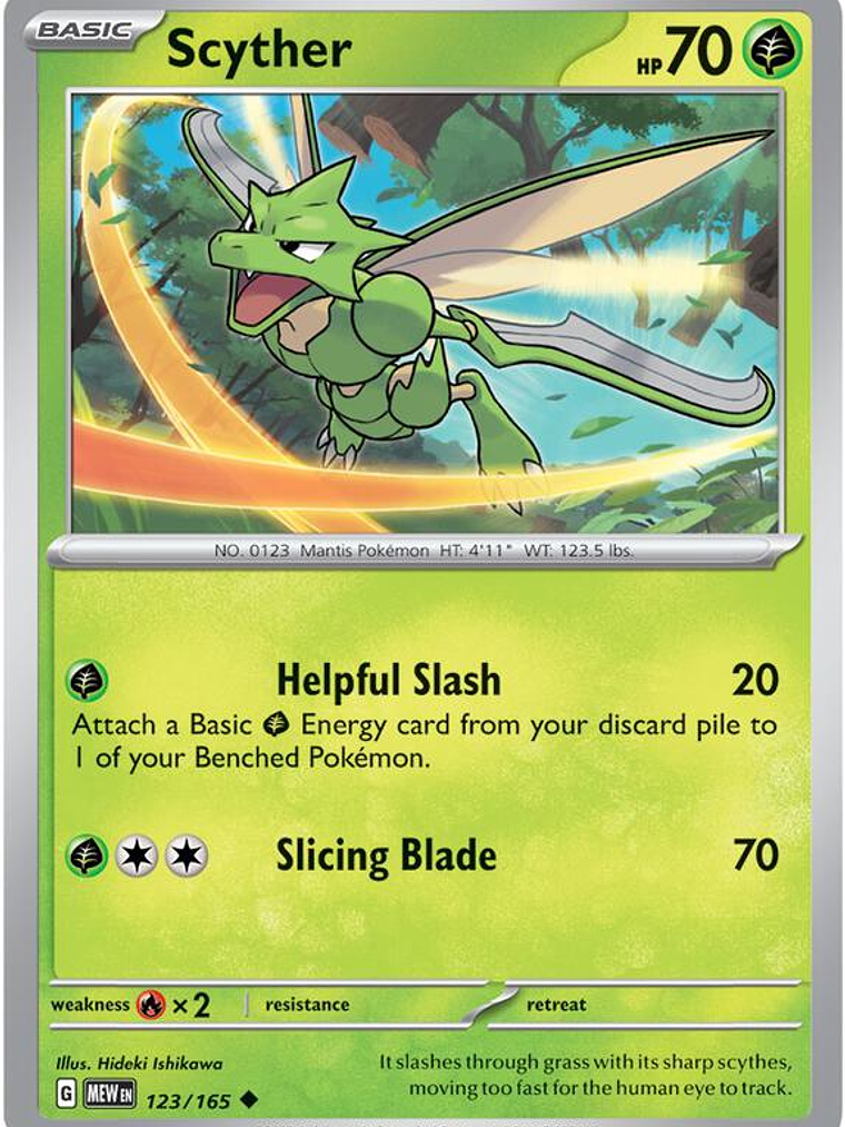 Scyther #123 1