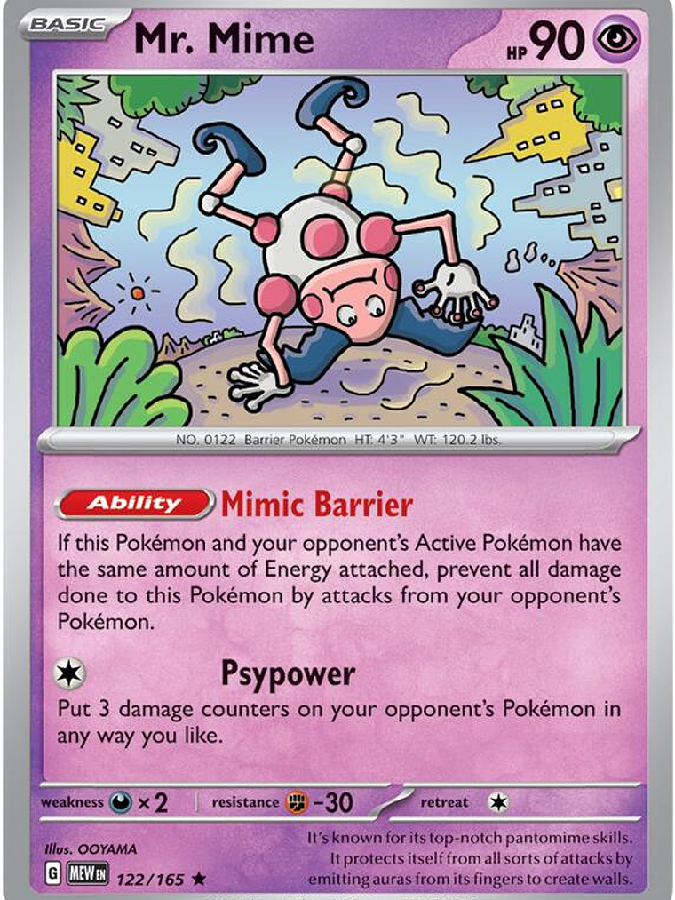 Mr. Mime #122 1