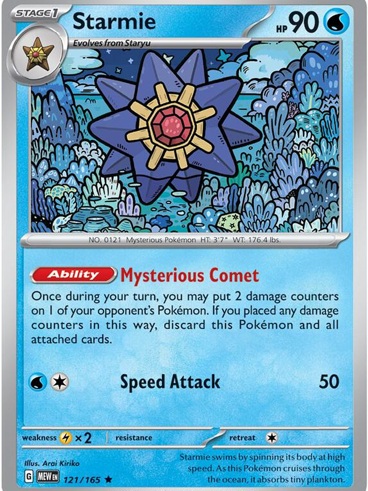 Starmie #121 1