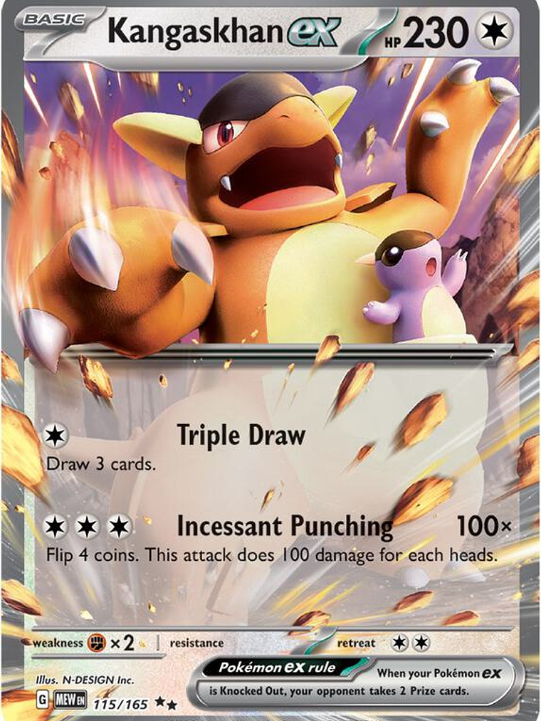 Kangaskhan ex #115 1