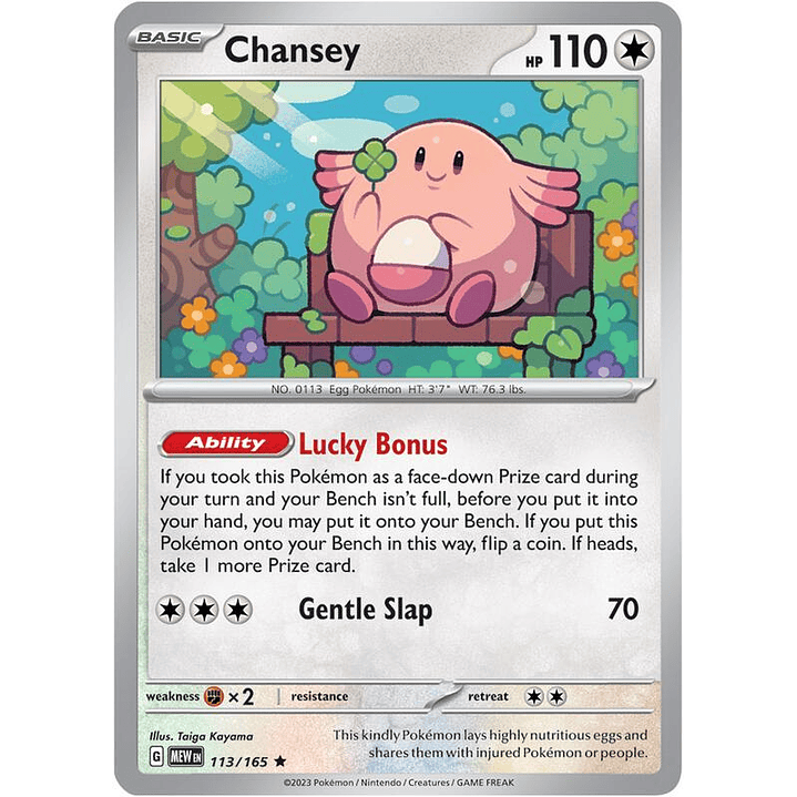 Chansey #113 1