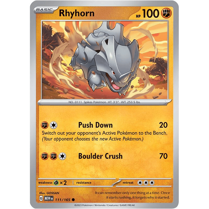 Rhyhorn #111 1