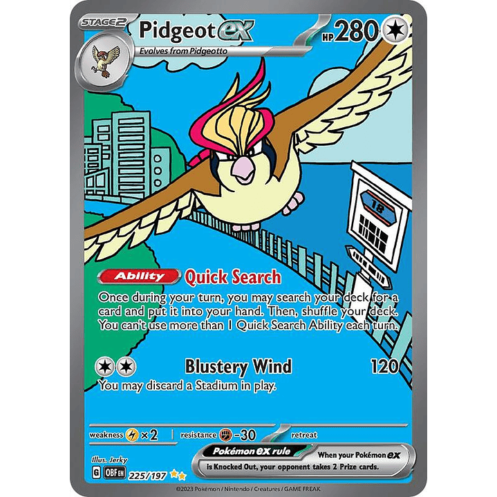 Pidgeot ex #225 1