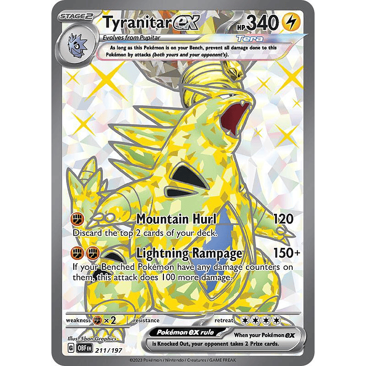 Tyranitar ex #211 1