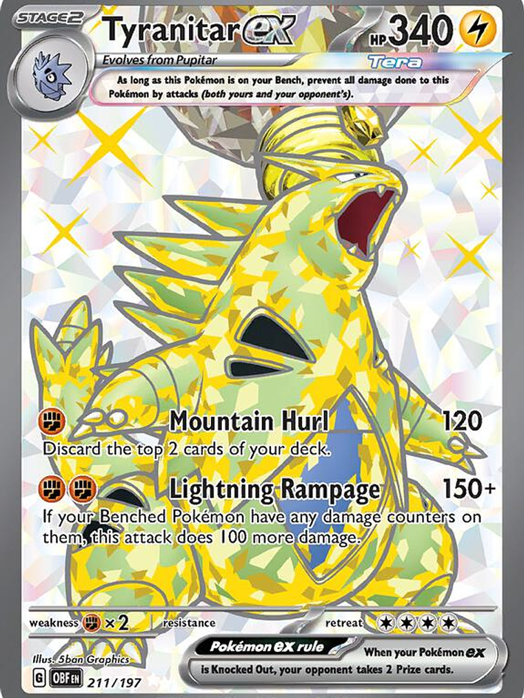 Tyranitar ex #211 1