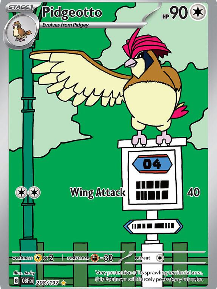 Pidgeotto #208 1