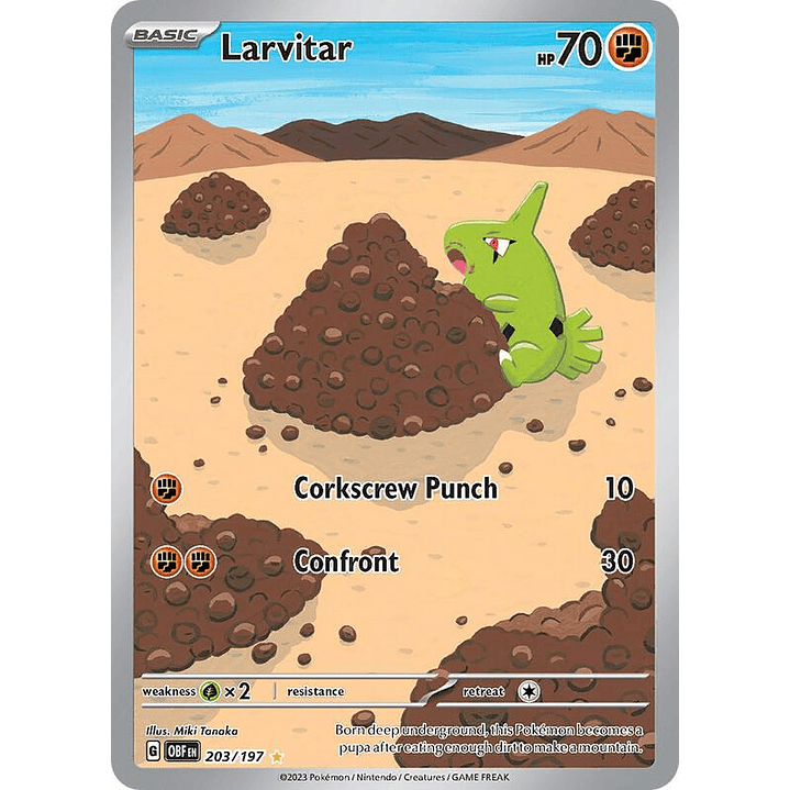Larvitar #203 1