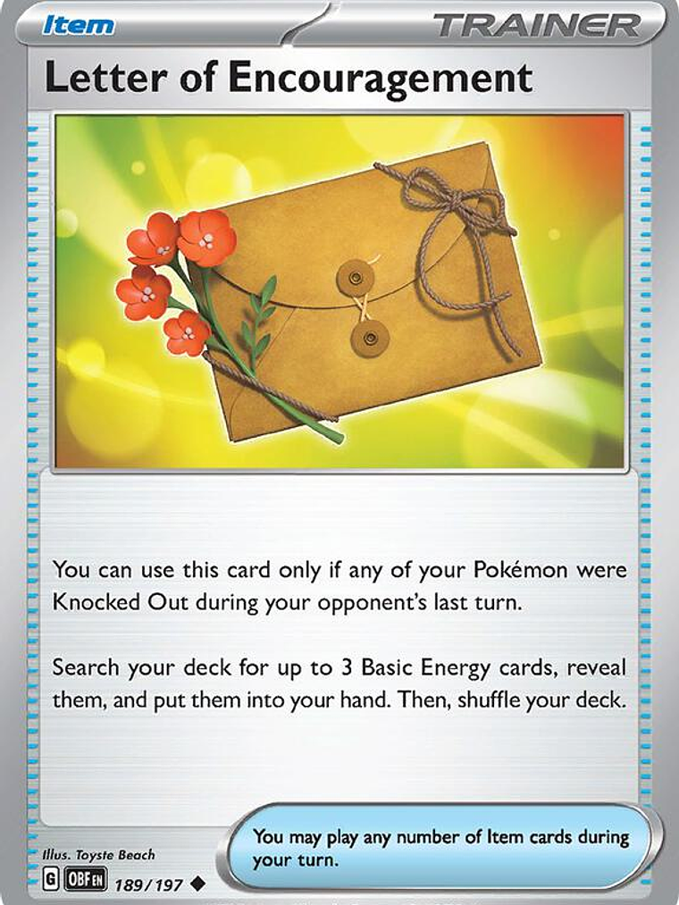 Letter of Encouragement #189 1