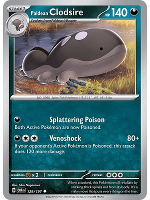 Paldean Clodsire #129