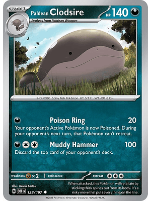Paldean Clodsire #128