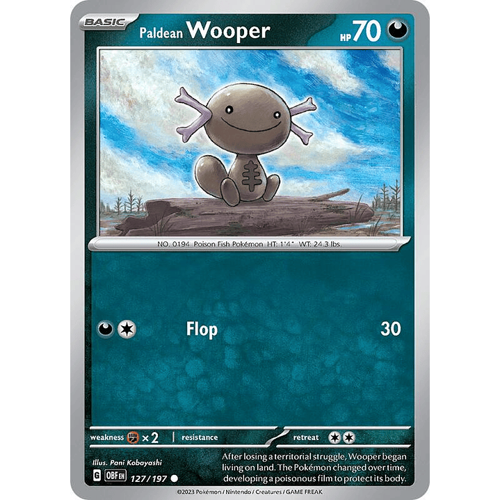 Paldean Wooper #127 1