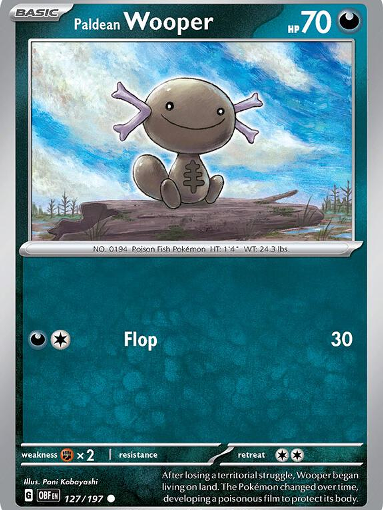 Paldean Wooper #127 1