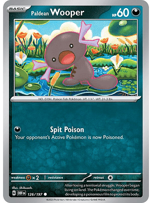 Paldean Wooper #126
