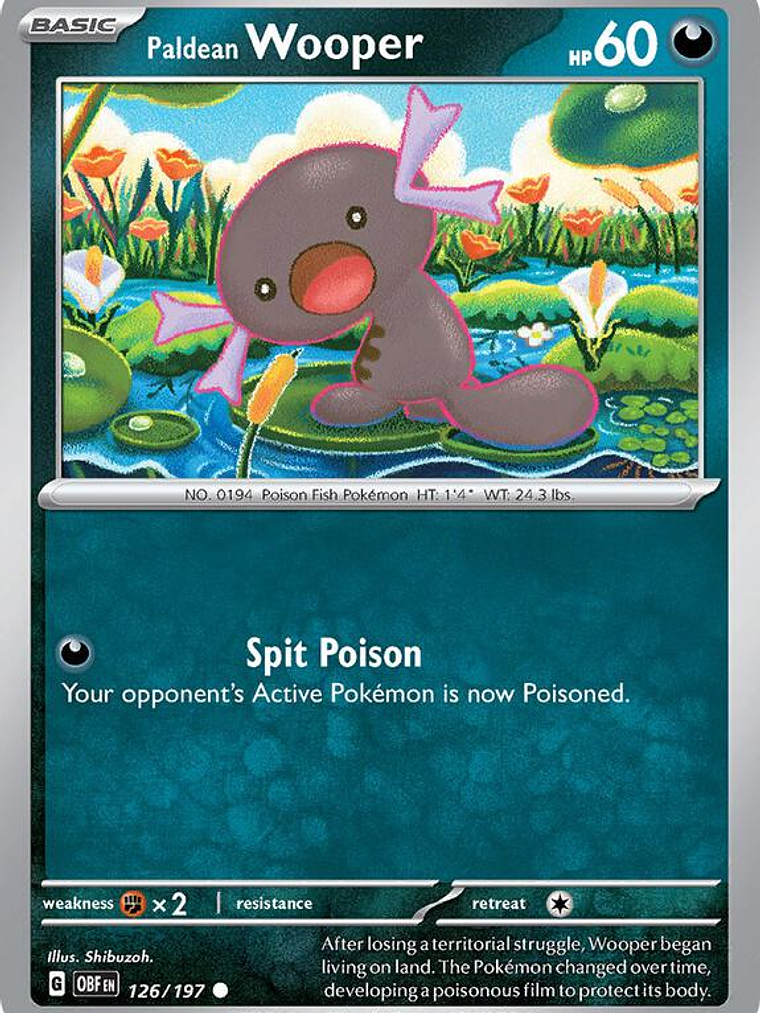 Paldean Wooper #126 1