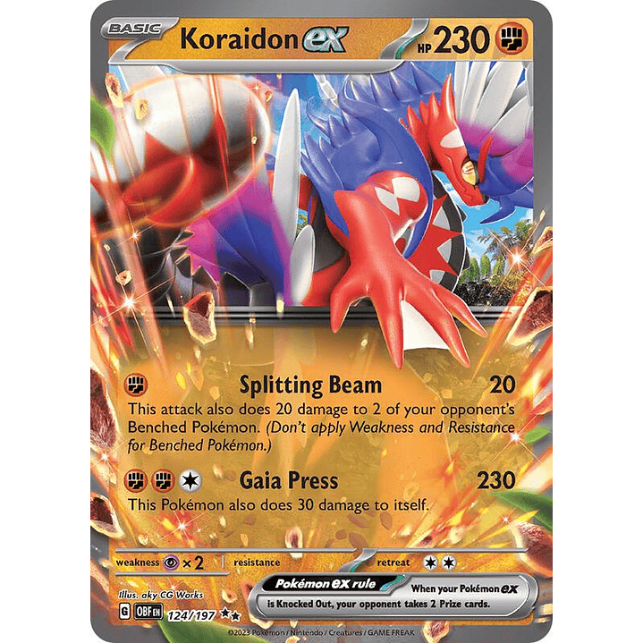 Koraidon ex #124 1