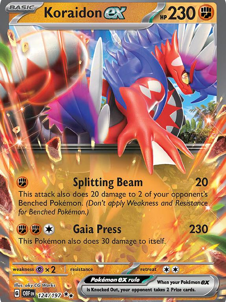 Koraidon ex #124 1