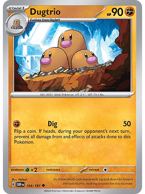 Dugtrio #104