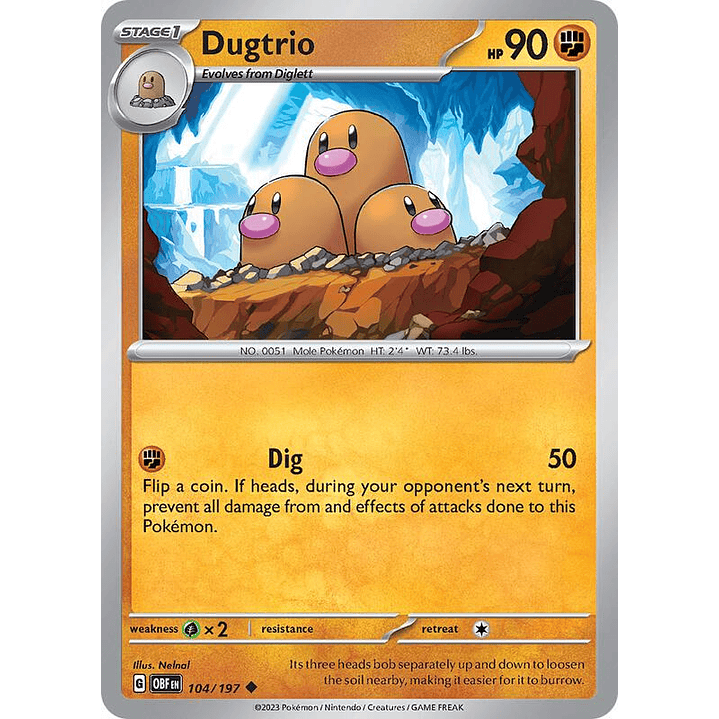 Dugtrio #104 1