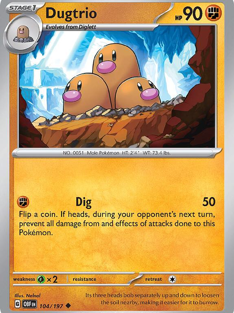 Dugtrio #104 1