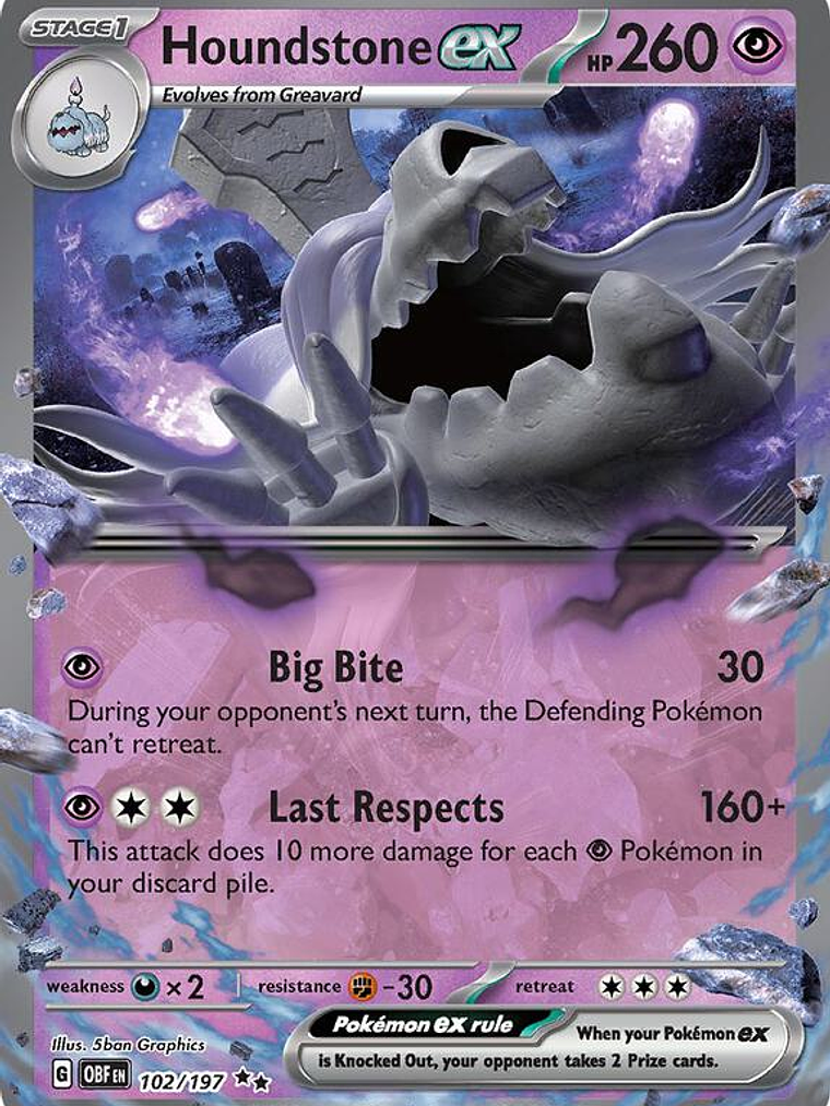 Houndstone ex #102 1