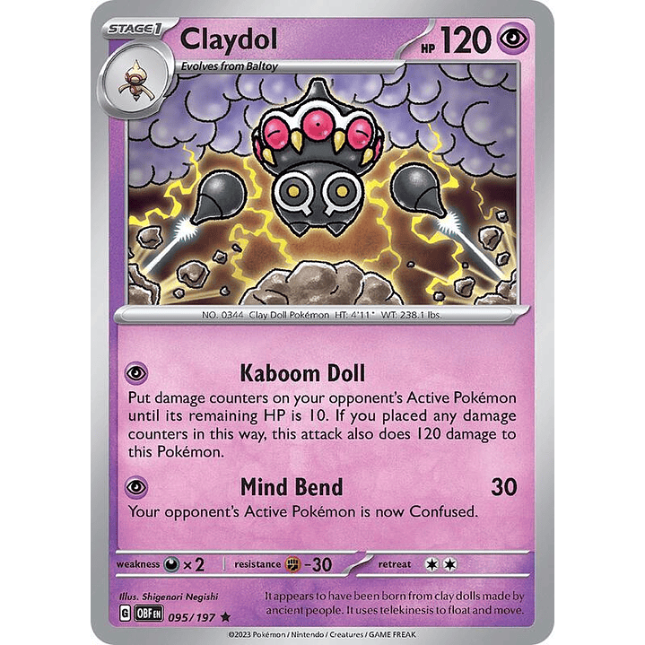 Claydol #095 1