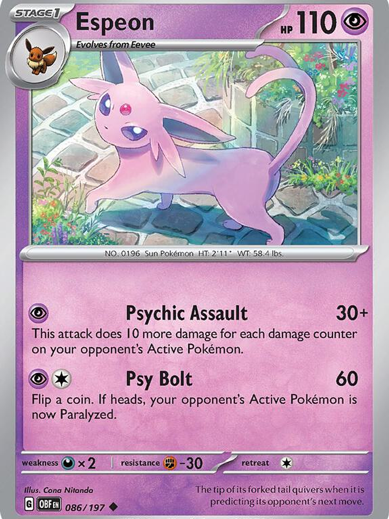 Espeon #086 1