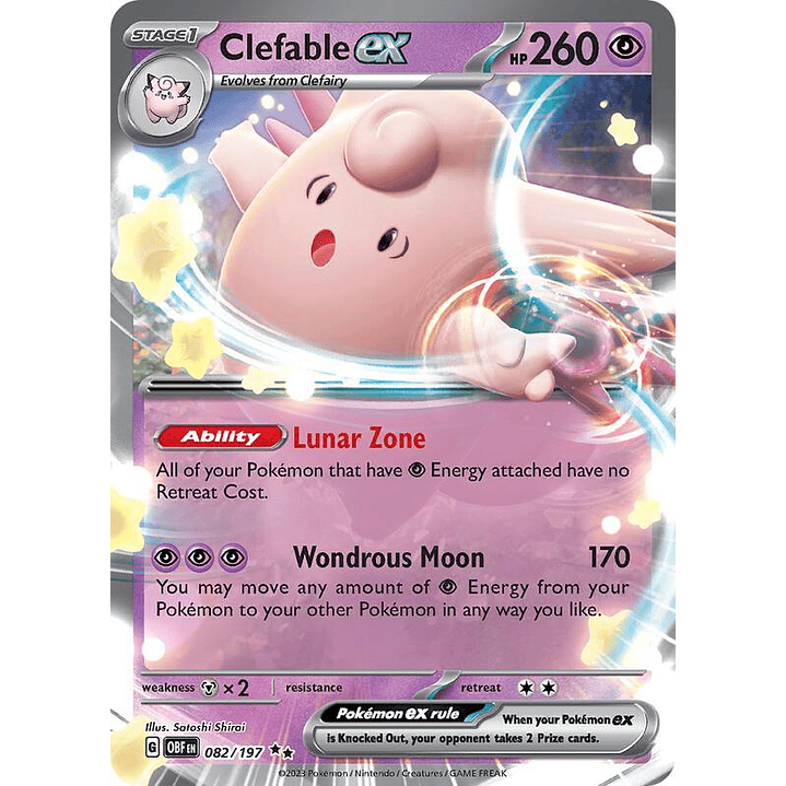 Clefable ex #082 1