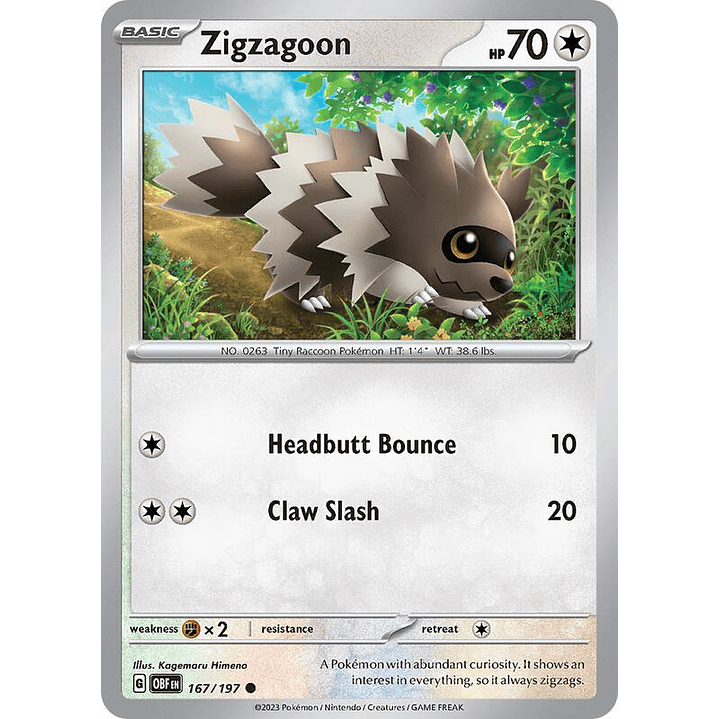 Zigzagoon #167 1