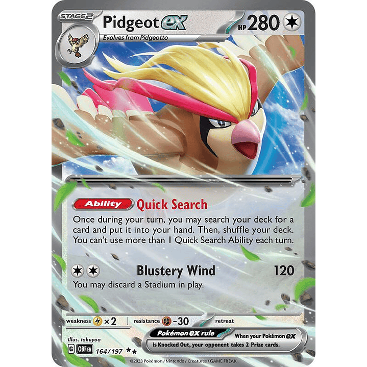 Pidgeot ex #164 1