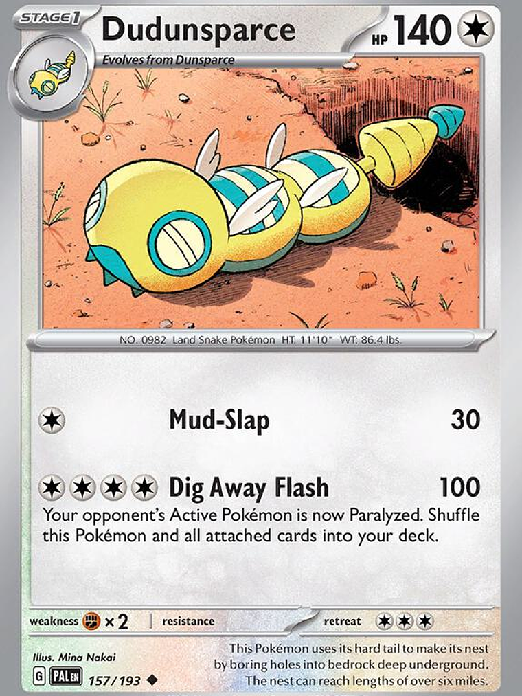 Dudunsparce #157 1