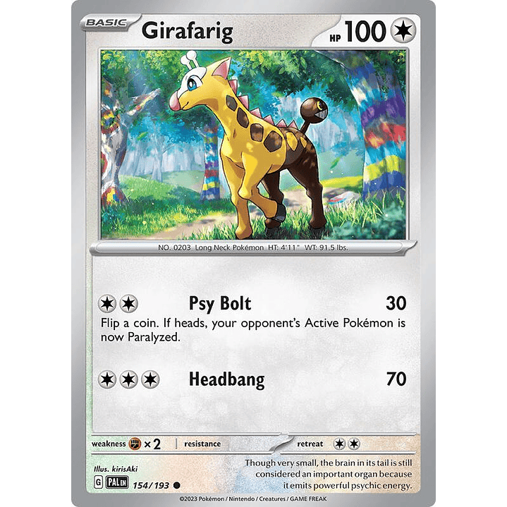Girafarig #154 1