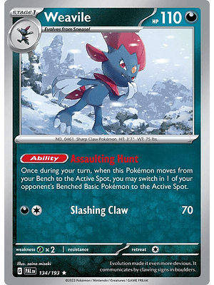 Weavile #134