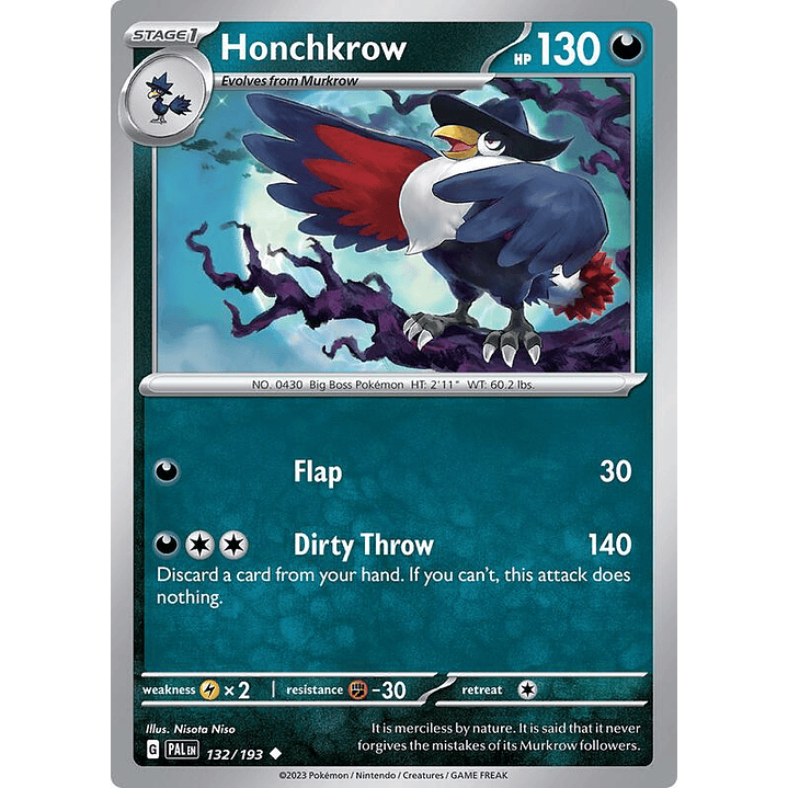 Honchkrow #132 1