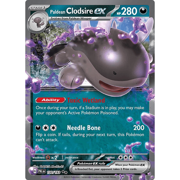 Paldean Clodsire ex #130 1
