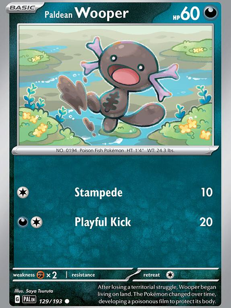 Paldean Wooper #129 1