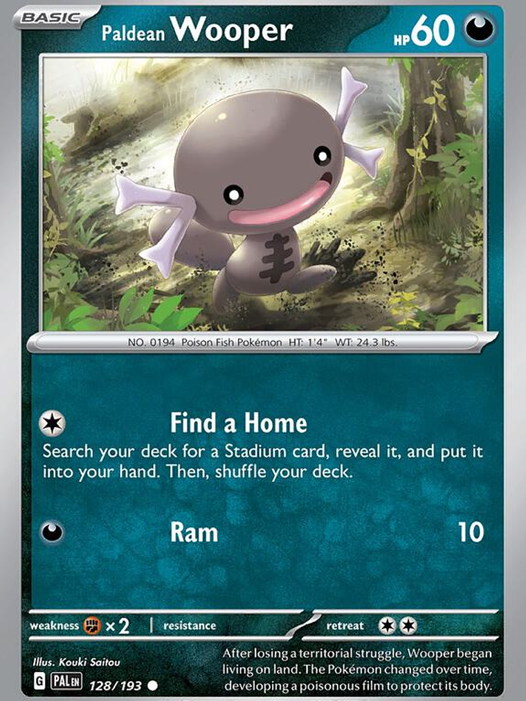Paldean Wooper #128 1