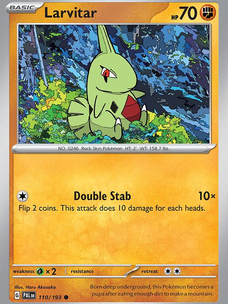 Larvitar #110 1