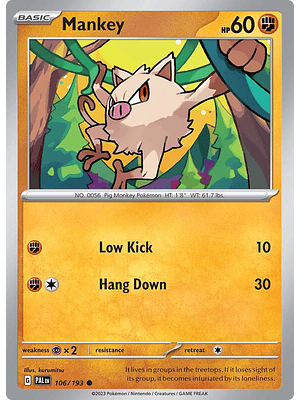Mankey #106