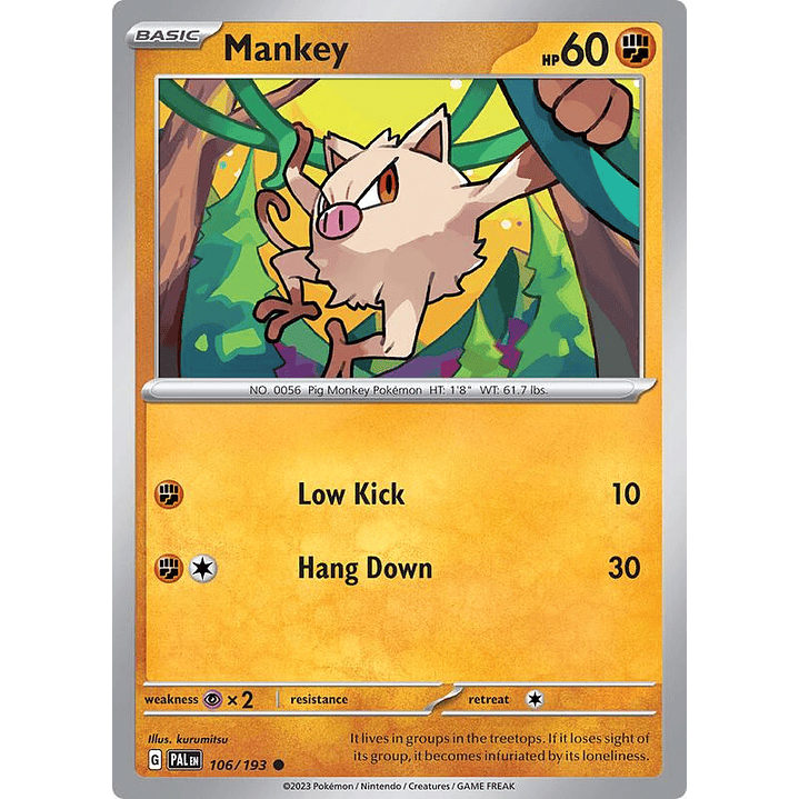 Mankey #106 1