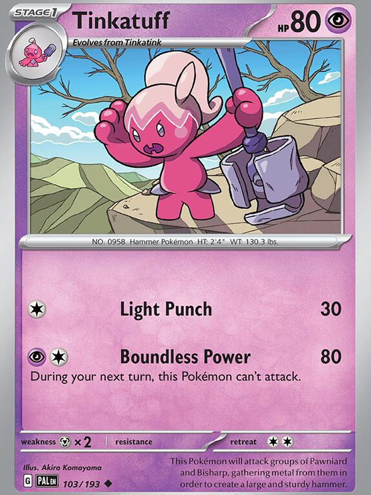 Tinkatuff #103 1