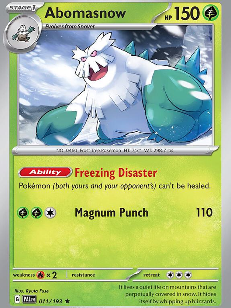 Abomasnow #011 1
