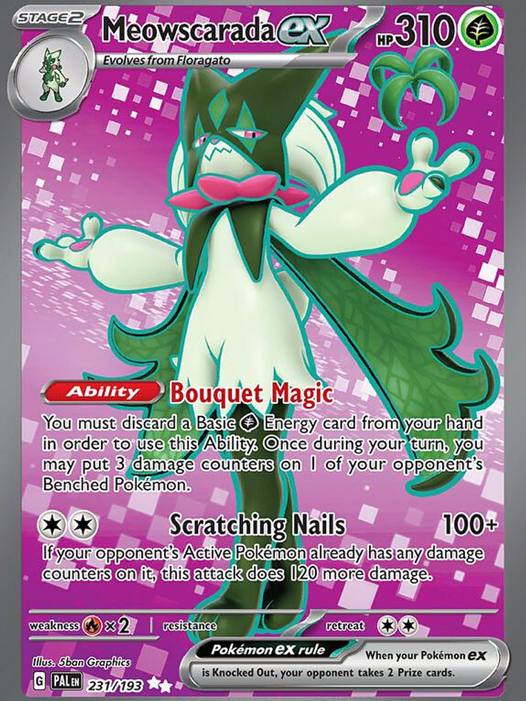 Meowscarada ex #231 1