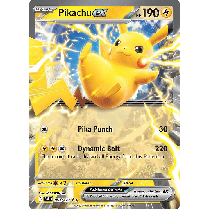 Pikachu ex #063 1