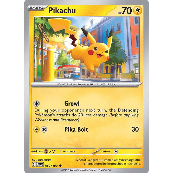 Pikachu #062 1
