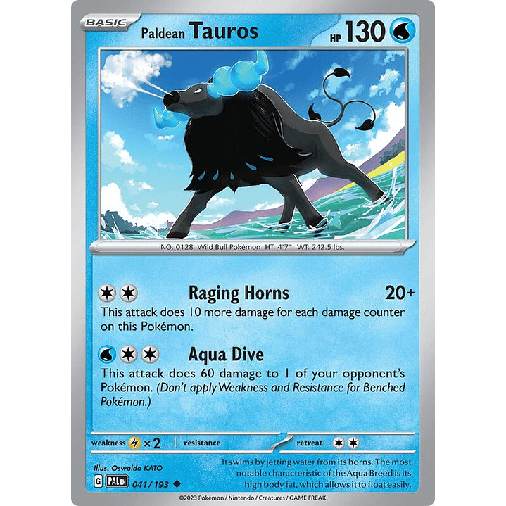 Paldean Tauros #041 1