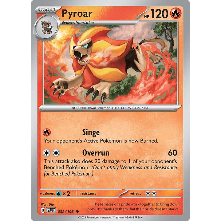 Pyroar #032 1