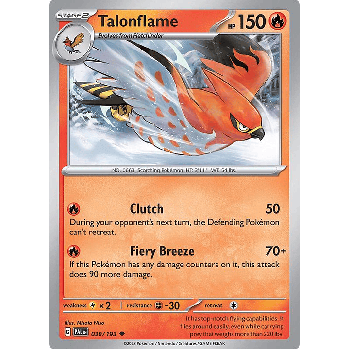 Talonflame #030 1