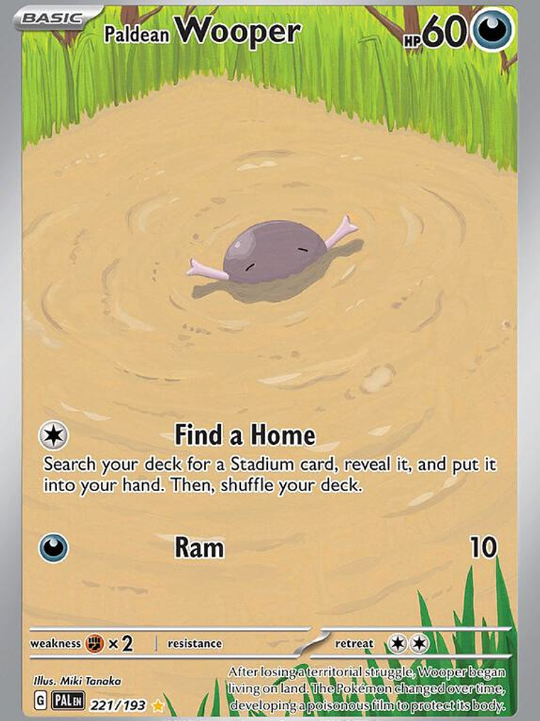 Paldean Wooper #221 1