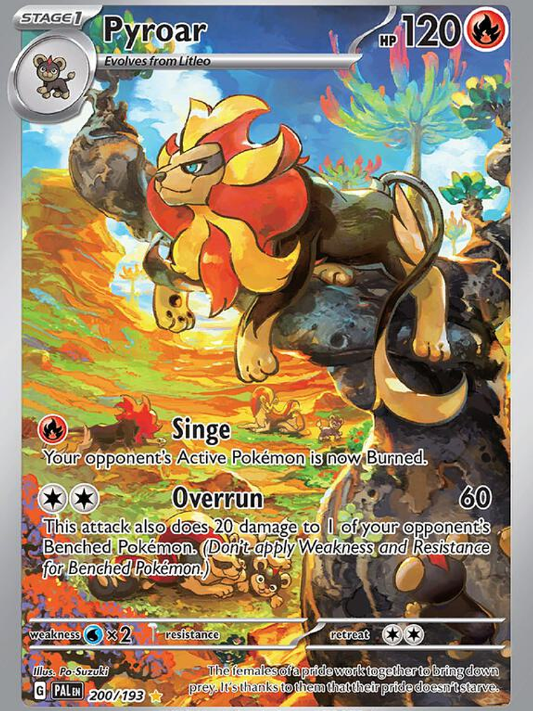 Pyroar #200 1